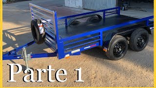 How to Make a Complete Trailer  Part 1 Chassis / TRAILERSUY