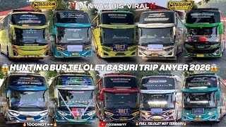 HUNTING BUS BASURI TRIP ANYER FULL BUS ARTIS🔥hunting bus di rest area km.68 tol tanggerang-merak