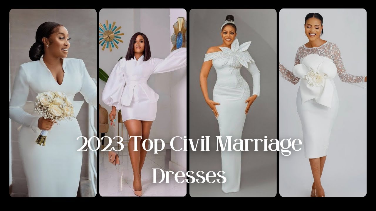 2023 Top Civil Wedding Dresses//Trendy Civil Marriage Dress Styles