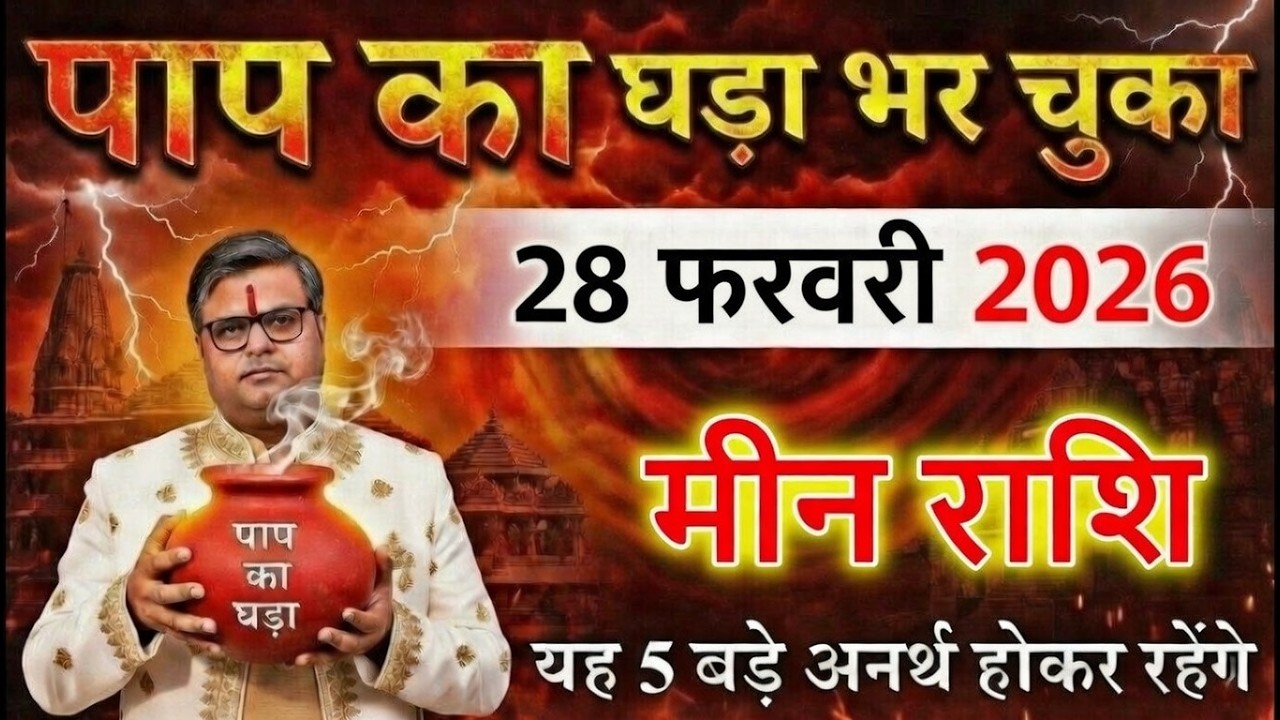 मीन राशि वालों 28 फरवरी 2026 हड़कंप मचने वाला है सच सुनकर नींद उड़ जाएगा@meenbharti