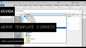 Como abrir um template no Revit 2021?