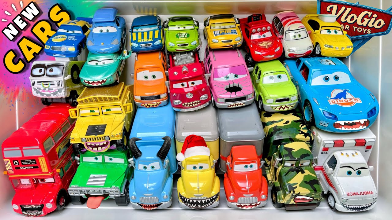 Disney Pixar Cars Unboxing Review | Lightning McQueen, Tow Mater, Doc Hudson, Sally Carrera, Cruz