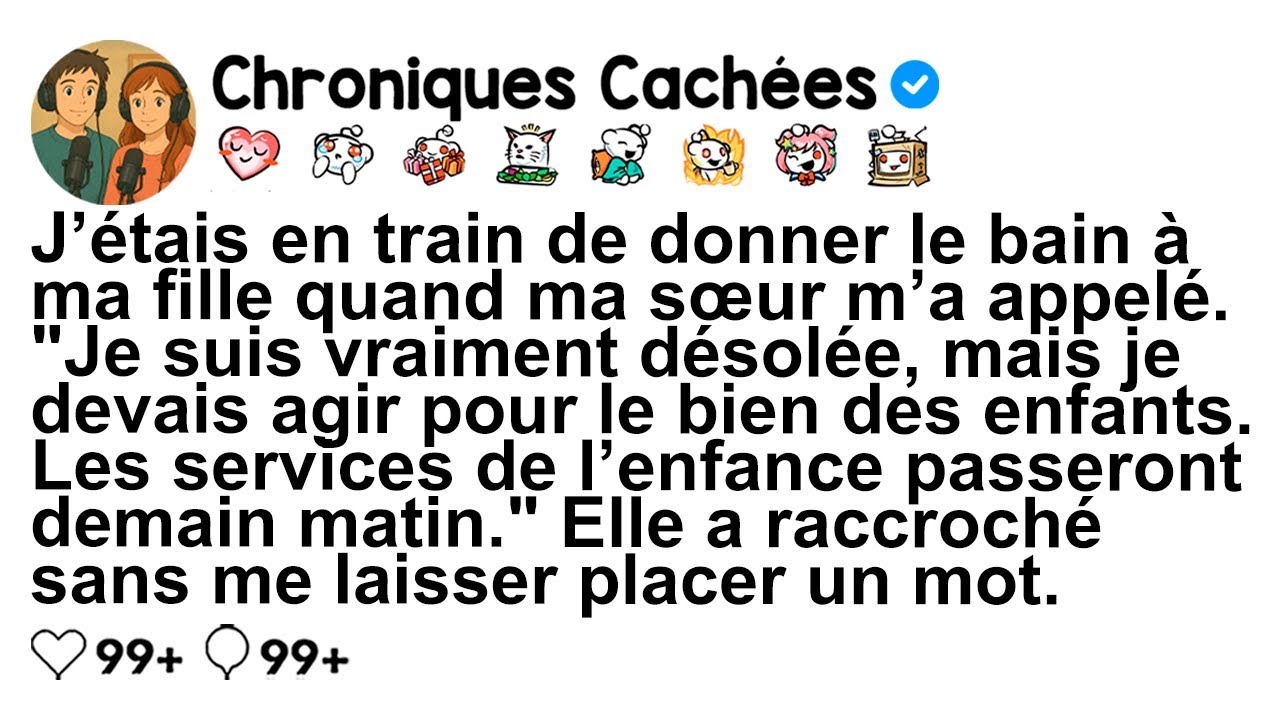 [SUITE] Ma sœur a appelé : « J’ai fait ce qu’il fallait. Les services sociaux viendront demain. »