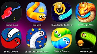 Snake Clash,Snake io,Little Big Snake,Snake Doodle,Snake Lite Snake Game,Worms Dash io,Giant Snake screenshot 4