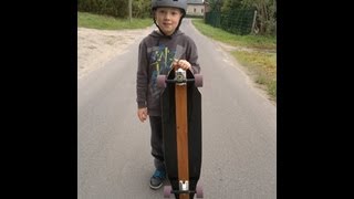Longboard Prototype Project X first drive Simia Longboards