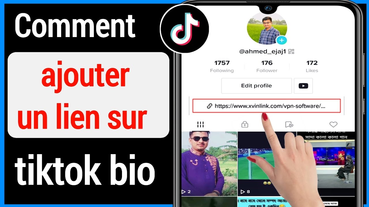 Comment ajouter un lien sur Tiktok Bio (2022) Ajouter un lien vers
