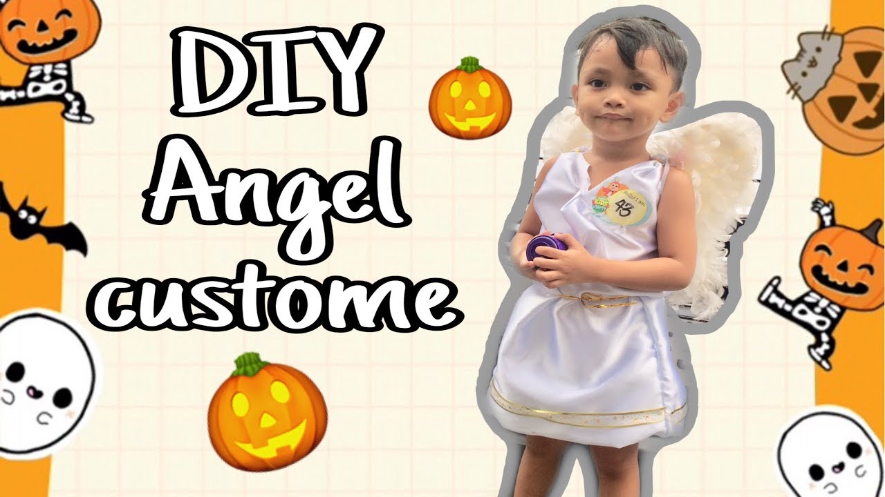 DIY Angel dress for Halloween 🎃