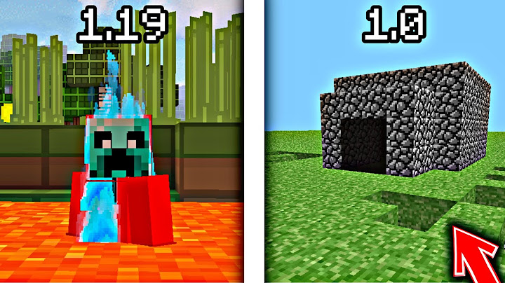 Minecraft, mais si je prends un dégât je change de version...