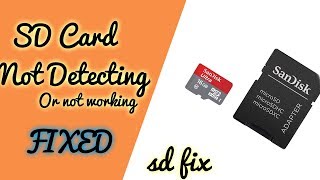 sd card not detected android