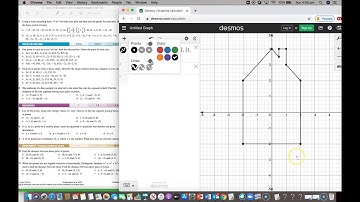 Plotting co ordinates on Desmos online graphing calculator