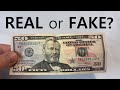 How to Tell if a $50 Bill is REAL or FAKE