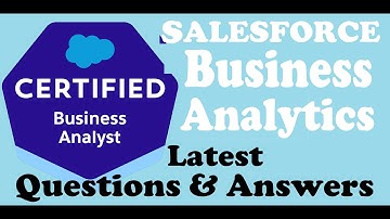 PART#3: BUSINESS ANALYTICS - Salesforce Certified business analytics - Questions and Answers