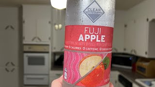 Walmart clear American Fuji apple sparkling water review