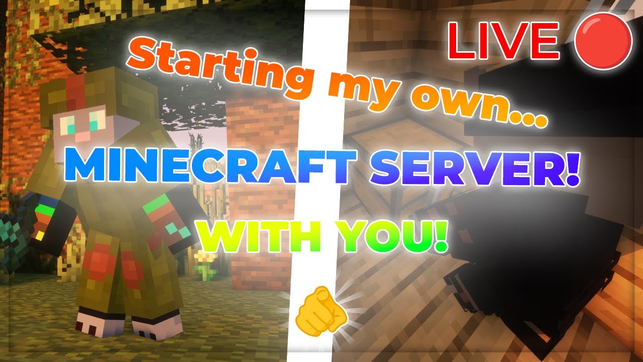 🔴 LIVE - STARTING MY NEW MINECRAFT SERVER - YouTube