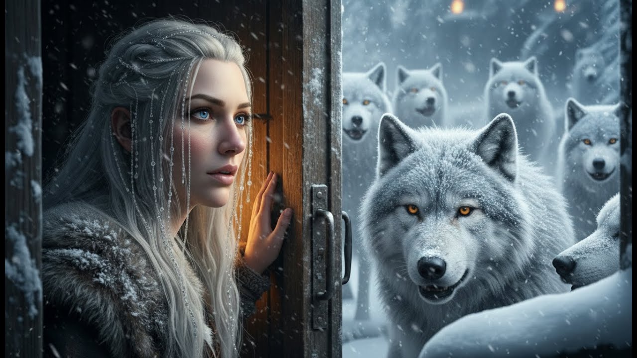 Woman Opens Door to 12 Frozen Wolves—When They Transform, Her Destiny Changes FOREVER