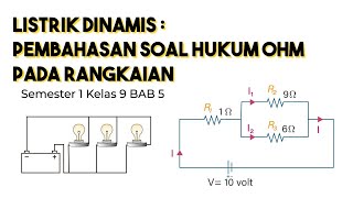 PEMBAHASAN SOAL HUKUM OHM PADA RANGKAIAN LISTRIK