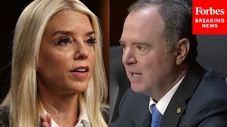 Adam Schiff Raises Concerns About Trump Investigating Liz Cheney Or Jack Smith At Pam Bondi Hearing