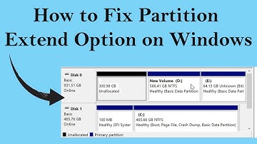 How to Fix Extend Volume Option on Windows 10