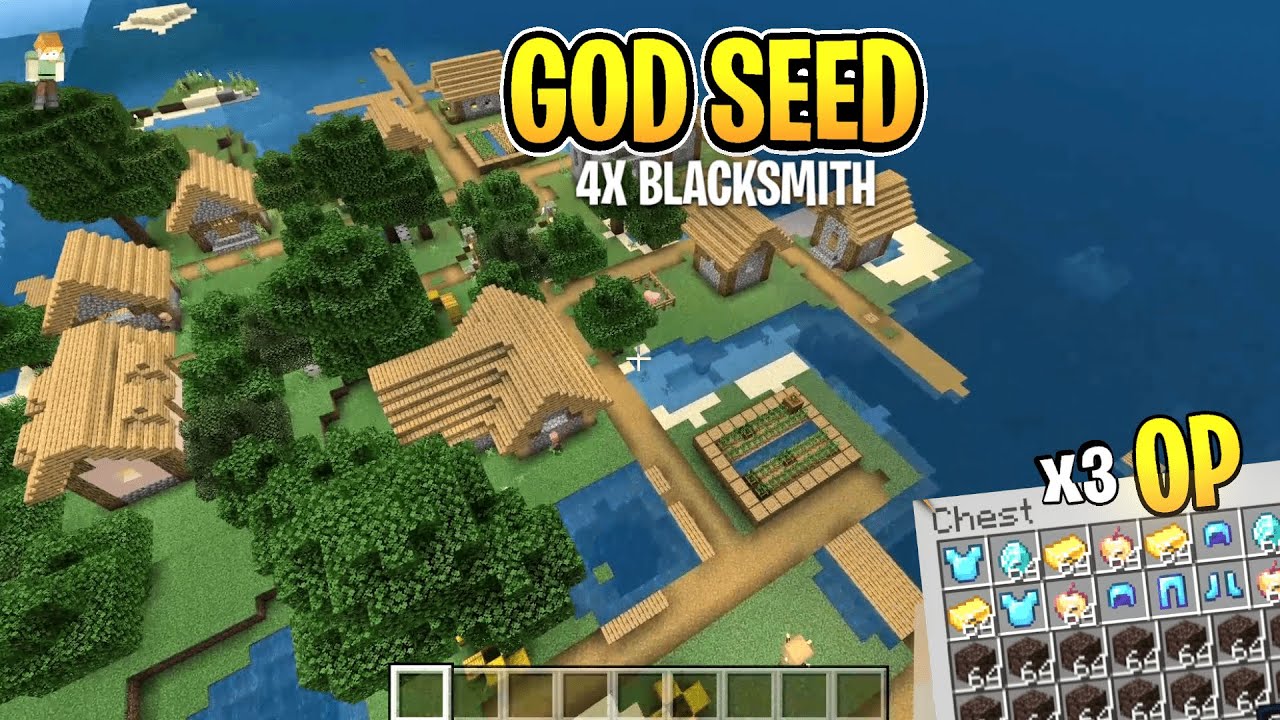 🔥 Best God Seed For Minecraft Bedrock And Pocket Edition | Seed ...