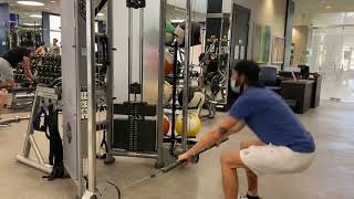 Cable Squat to High Pull