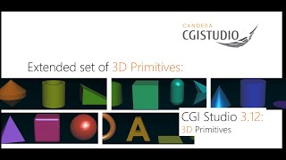 CGI Studio 3.12 - large set of 3D Primitives