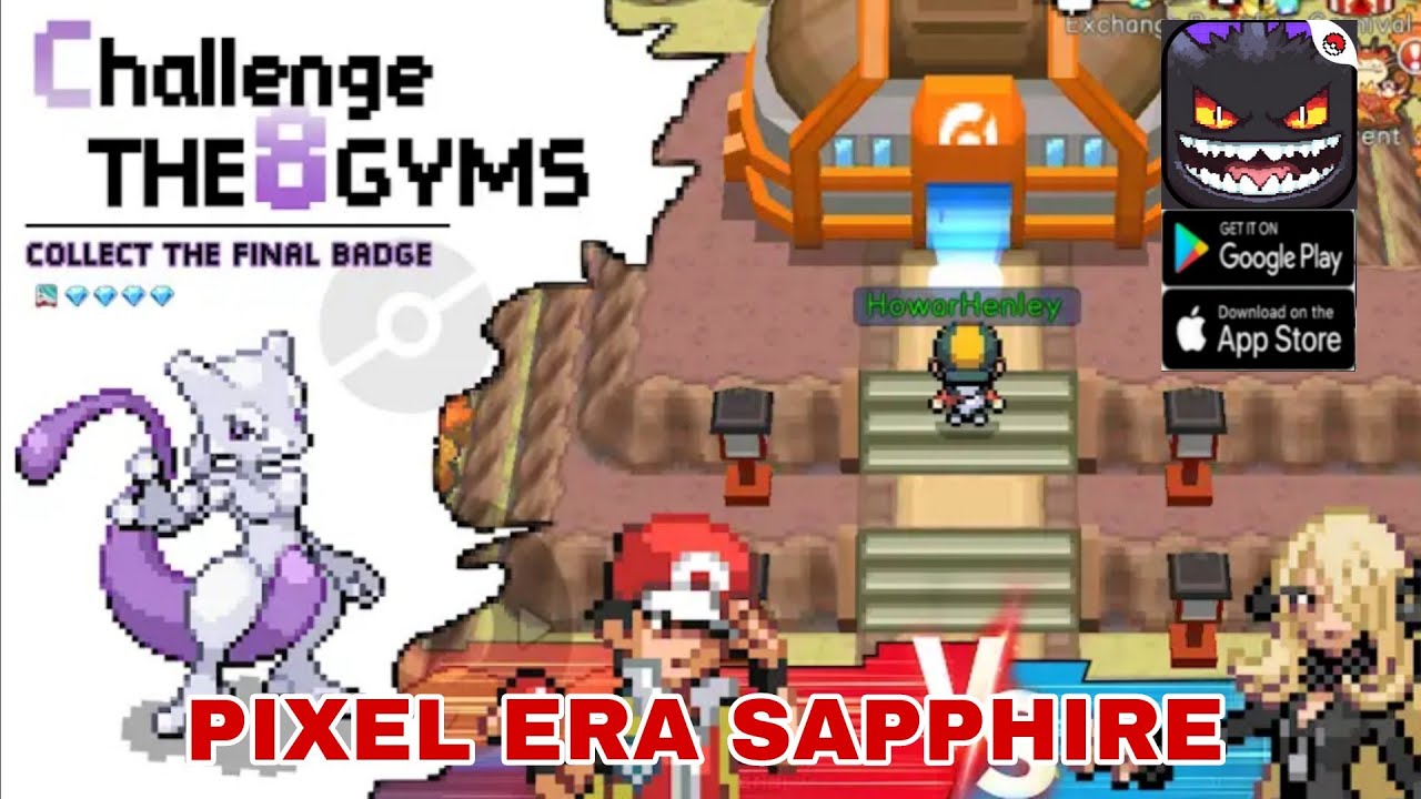 Pixel Era Sapphire Gameplay - Pokemon RPG Game Android - YouTube