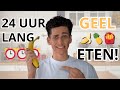 Ik At 24 Uur Lang Alleen GEEL Eten!