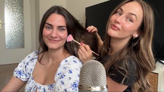 ASMR Giving @PeachiiiASMR Tingles (she was NOT ready 😭)