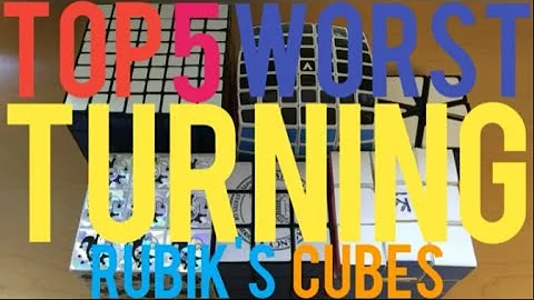 Top 5 WORST Rubik's Cubes!!