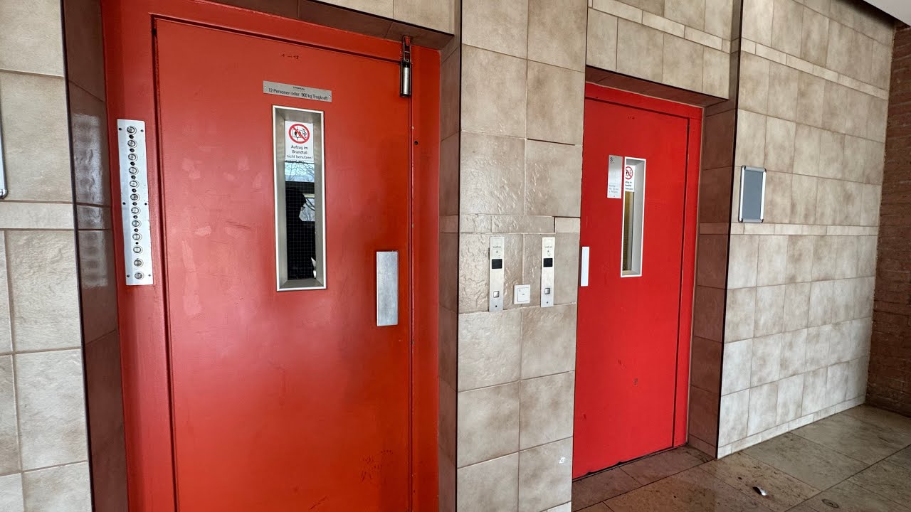 1965 Mod Schmitt + Sohn Aufzug in einem Wohnhochhaus in Nürnberg