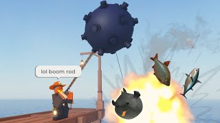 How To EASILY Get SECRET BOOM BALL ROD In FISCH Roblox...
