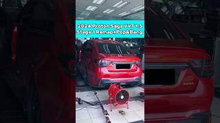 Remap 2024 Proton Saga Vvt 1.3 Pop&Bang Stage 1 Whp 83Hp 109Tq .Emptune .Jcracing.my