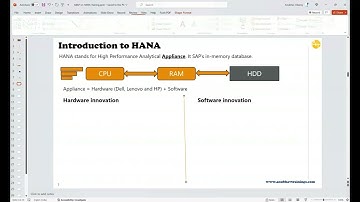 02 Introduction to HANA