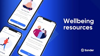 Sonder wellbeing resources: In-app guides and tips screenshot 3