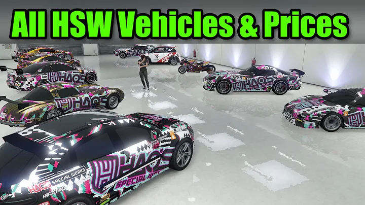 All HSW Vehicles & Prices in GTA Online