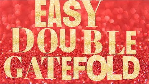 Easy Double Gate fold card | It