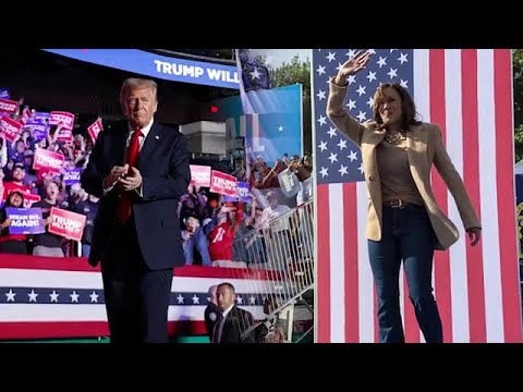 Donald Trump and Kamala Harris make final pitches for your vote - YouTube