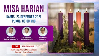 MISA HARIAN - KAMIS, 23 DESEMBER 2021