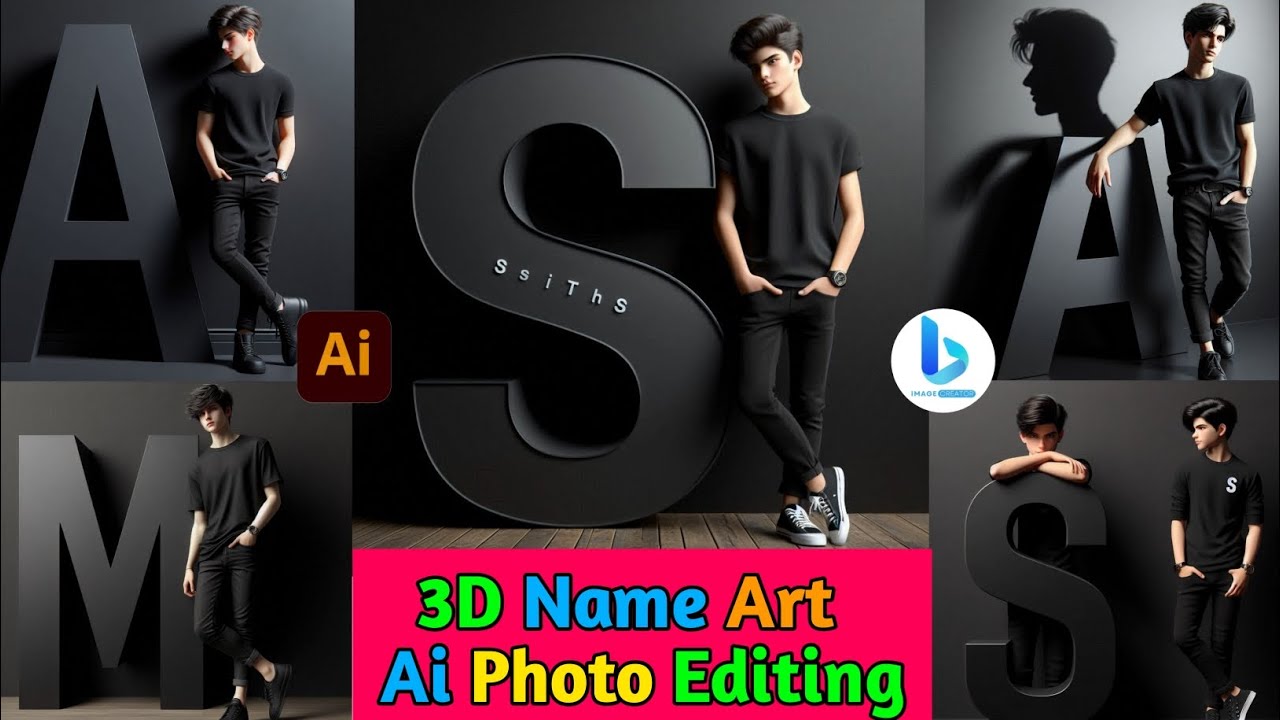 3D Name Art Ai Photo Editing | Bing Images Creator New Trends | Viral 3D Name Art Ai Photo Editing |