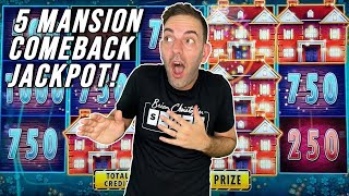 🏠 5 Mansions to a COMEBACK JACKPOT ⫸ Huff N' More Puff