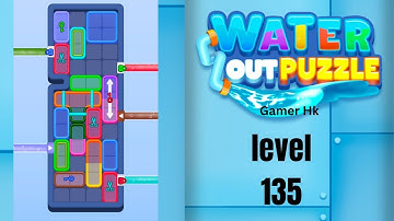 Water out puzzle level 135 Walkthrough Solution 