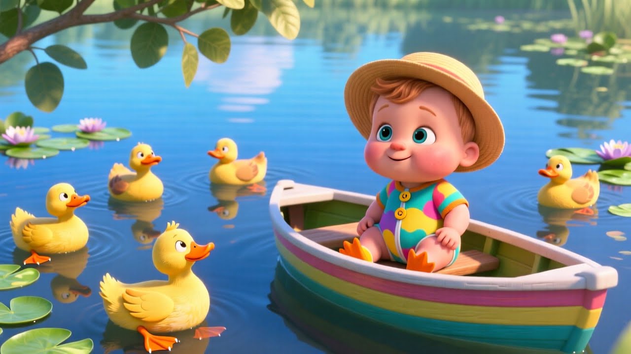 Duck Pond Splash Ride 🦆💦 | Kids Story Video | Counting & Learning Adventure