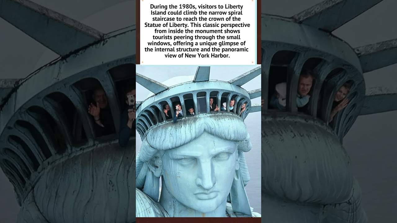 Inside the Crown of the Statue of Liberty (1980s)