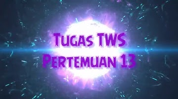 Tugas Teknologi Web Service Pertemuan 13 Universitas BSI