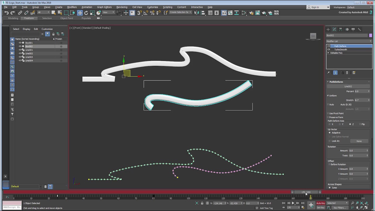 3ds Max Spline Tools - Spline - YouTube