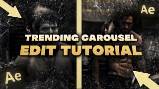 • How To Make a Carousel Edit on After Effects  | Watch me edit •