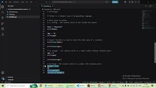 Variables and Data type in Python Part - 2