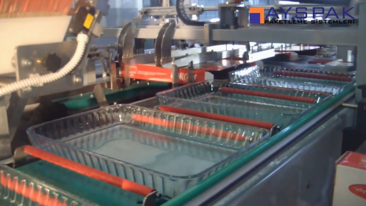 AYSPAK Borcam Tepsi Kutulama /Rectangular Tray Cartoner