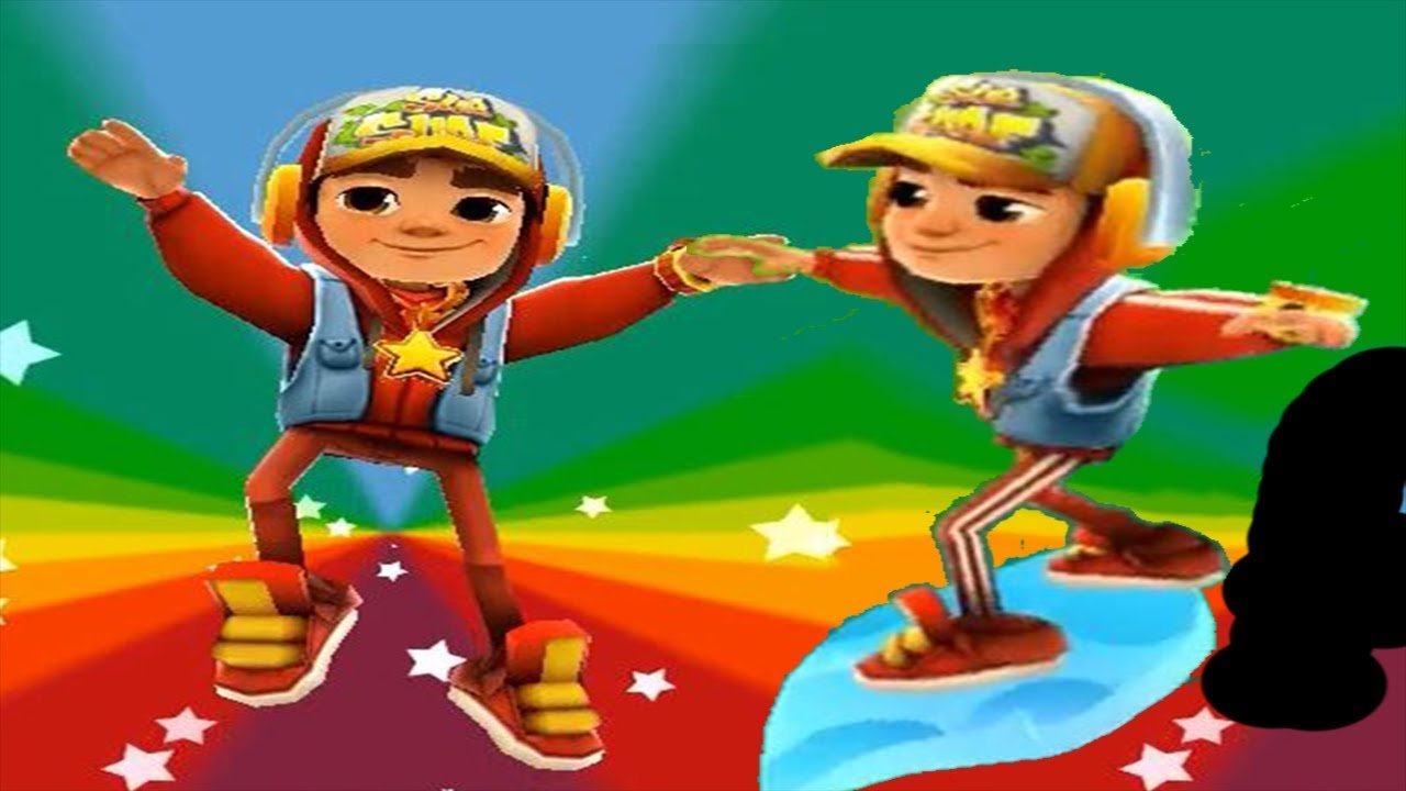 Subway Surf играем! Мультик игра собиратель монет 