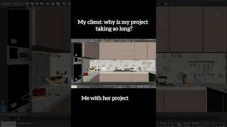 new design of kitchen in 3dsmax #architecture #interior444 #sketchup #vray6 #turbocad #cadstudio #dw